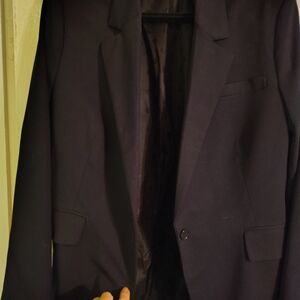 Classic Navy Women's Blazer-Italian Fabric